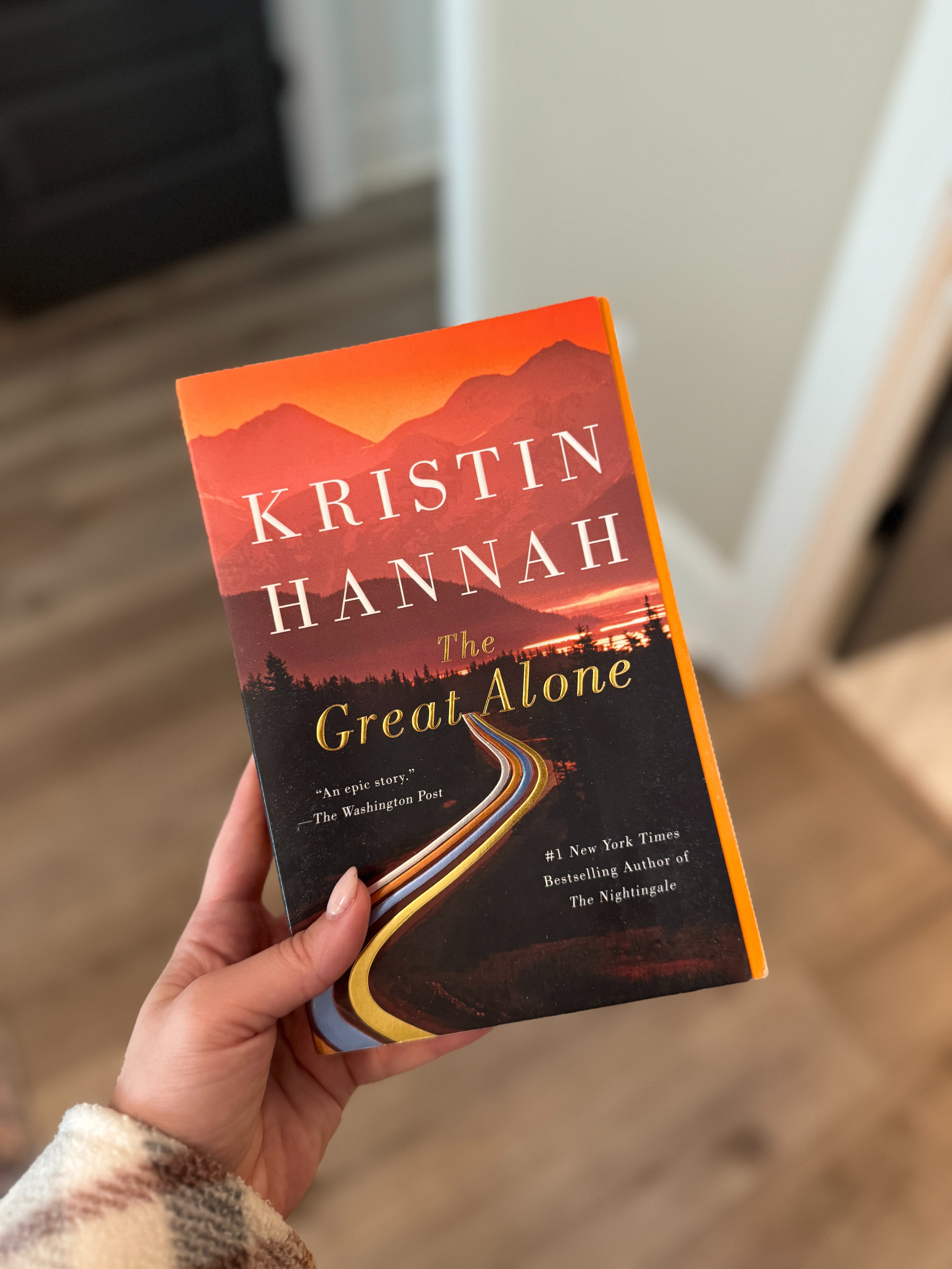 Recent read 🤍
The Great Alone by Kristin Hannah. Such a powerful, emotional story  

 