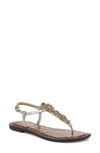 Sam Edelman Gigi Ray Ankle Strap Sandal in Jute at Nordstrom Rack, Size 6.5 | Nordstrom Rack