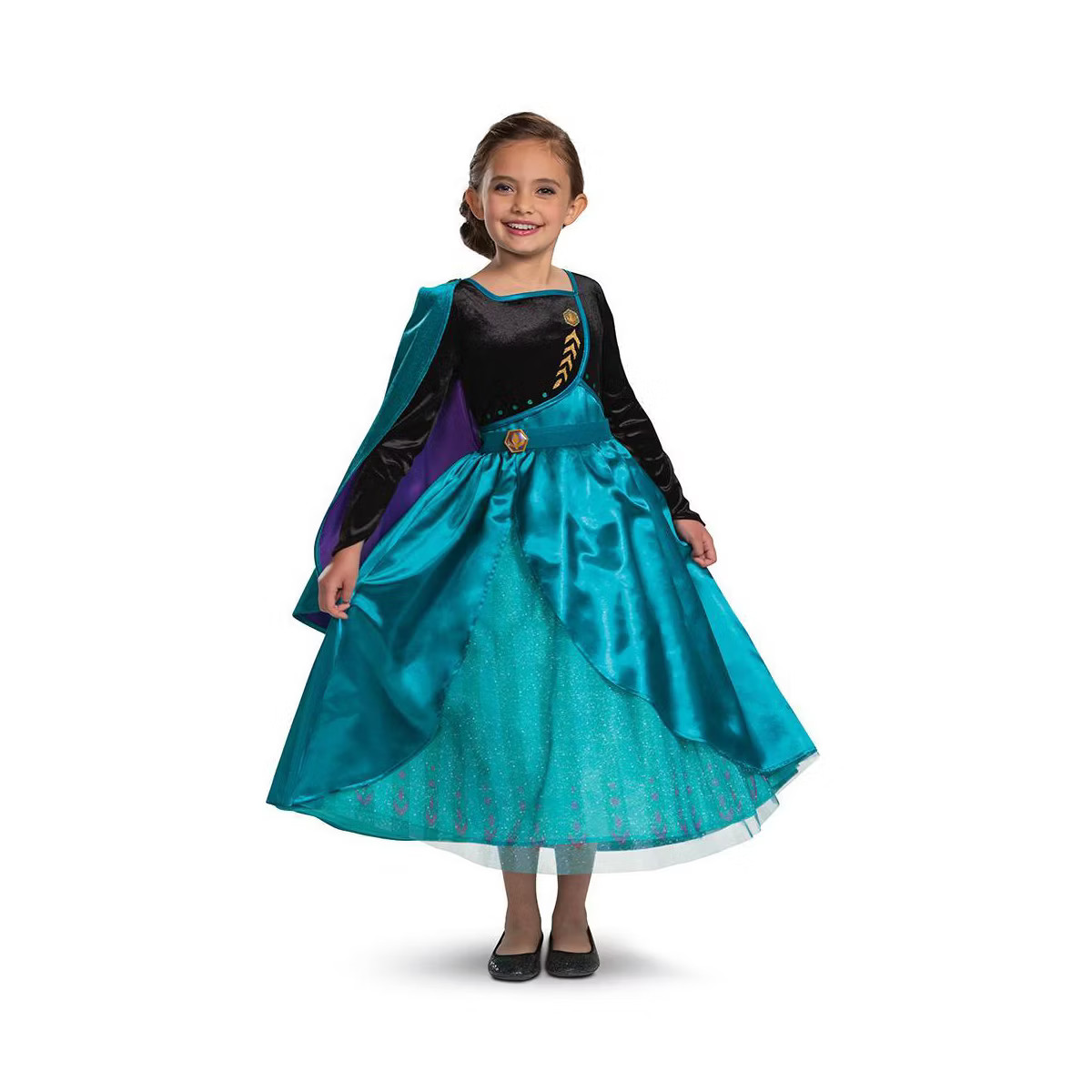 Disney Frozen 2 Anna Deluxe Kids' Halloween Costume Dress | Target