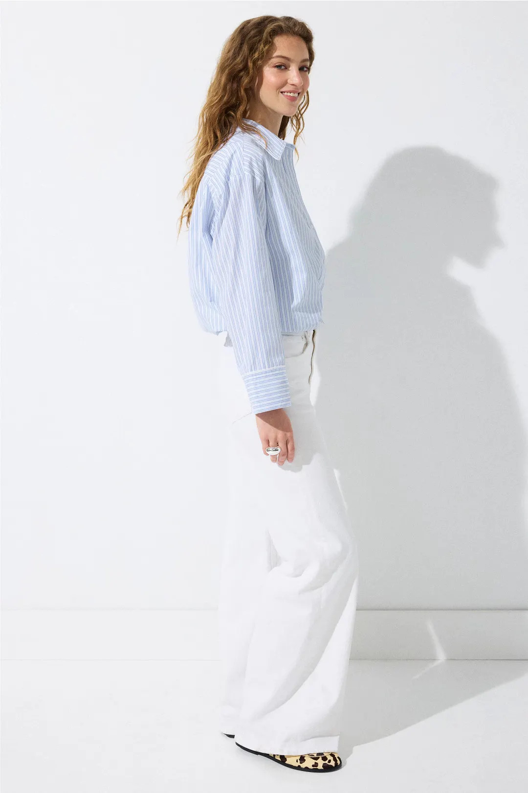 Striped Collared Shirt | Rent the Runway