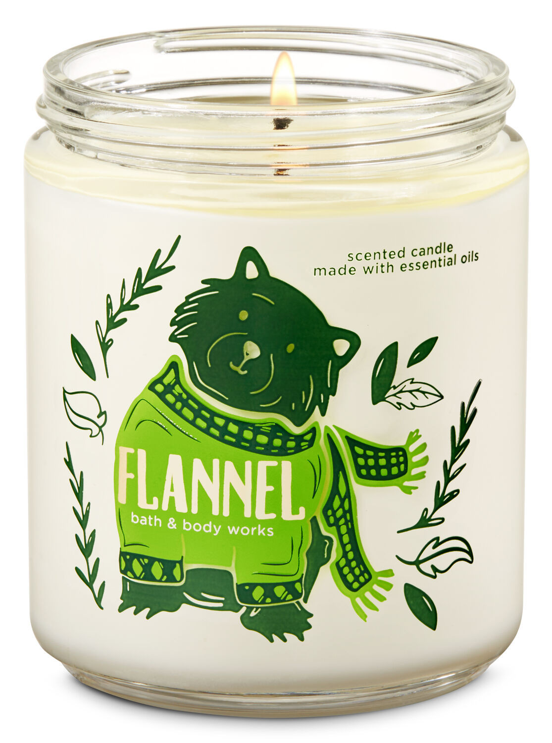 Flannel Single Wick Candle | Bath & Body Works