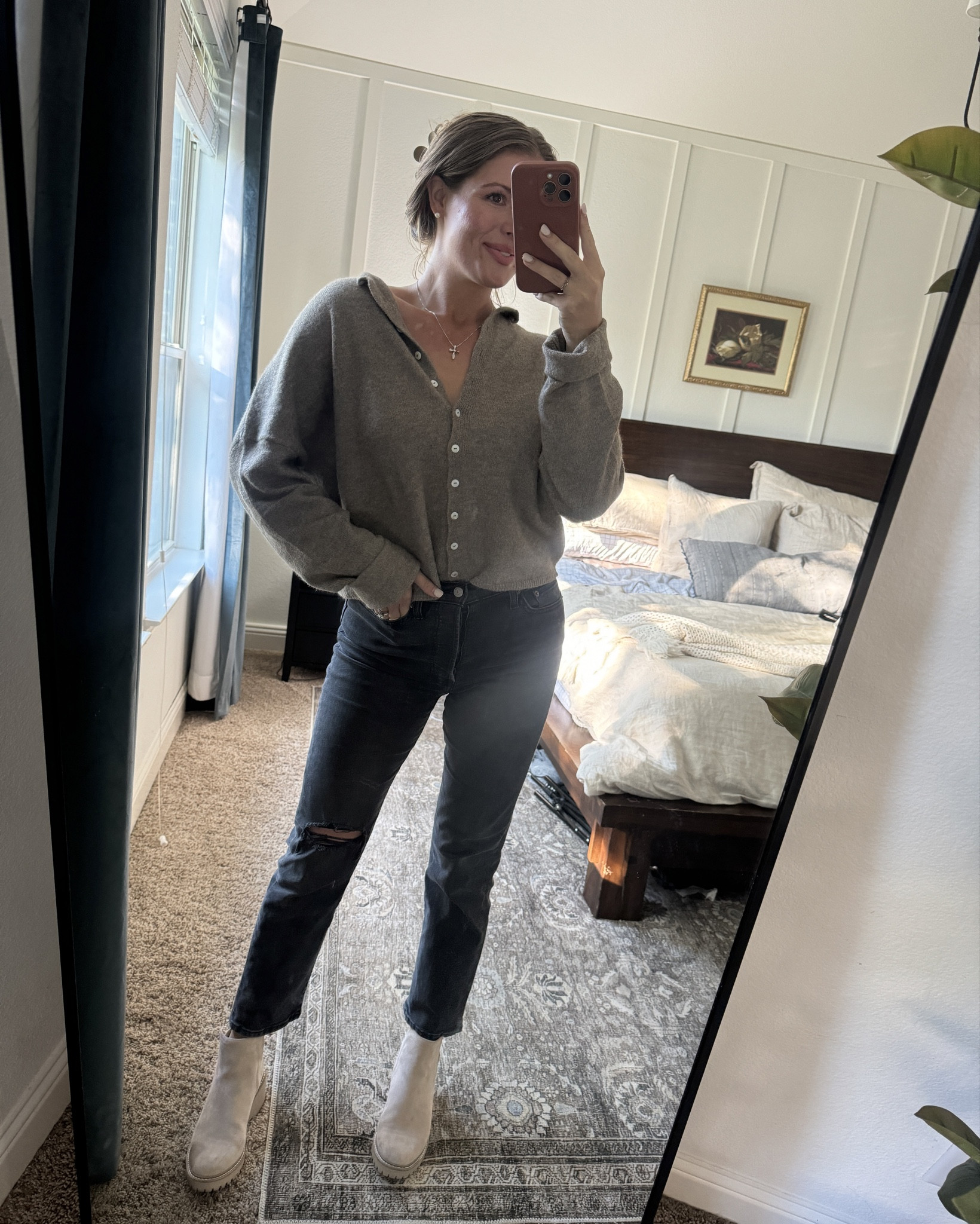 Fall outfit! Loving this cardigan wearing medium! 

#LTKStyleTip #LTKSeasonal #LTKHoliday