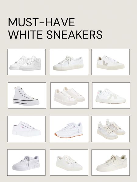 Must-have white sneakers | Every wardrobe needs a good pair of white sneakers. These are some of my faves at all price points, including some sneakers under $100!

#LTKSeasonal #LTKshoecrush #LTKstyletip