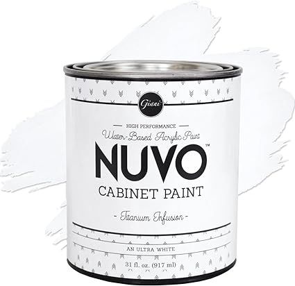 Nuvo Cabinet Paint (Titanium Infusion) Quart | Amazon (US)