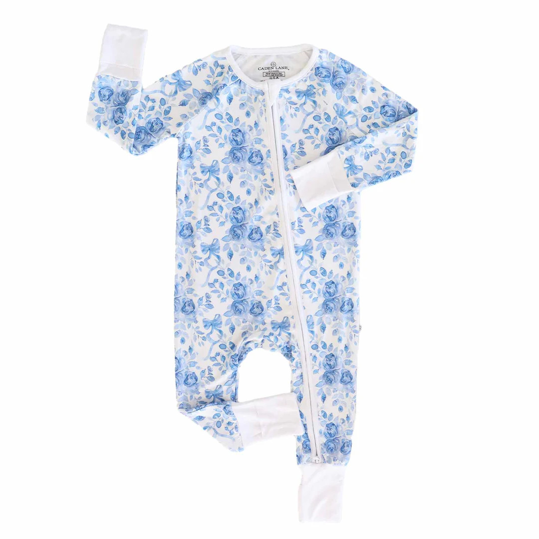 Betsy's Blooms Convertible Zip Romper | Caden Lane