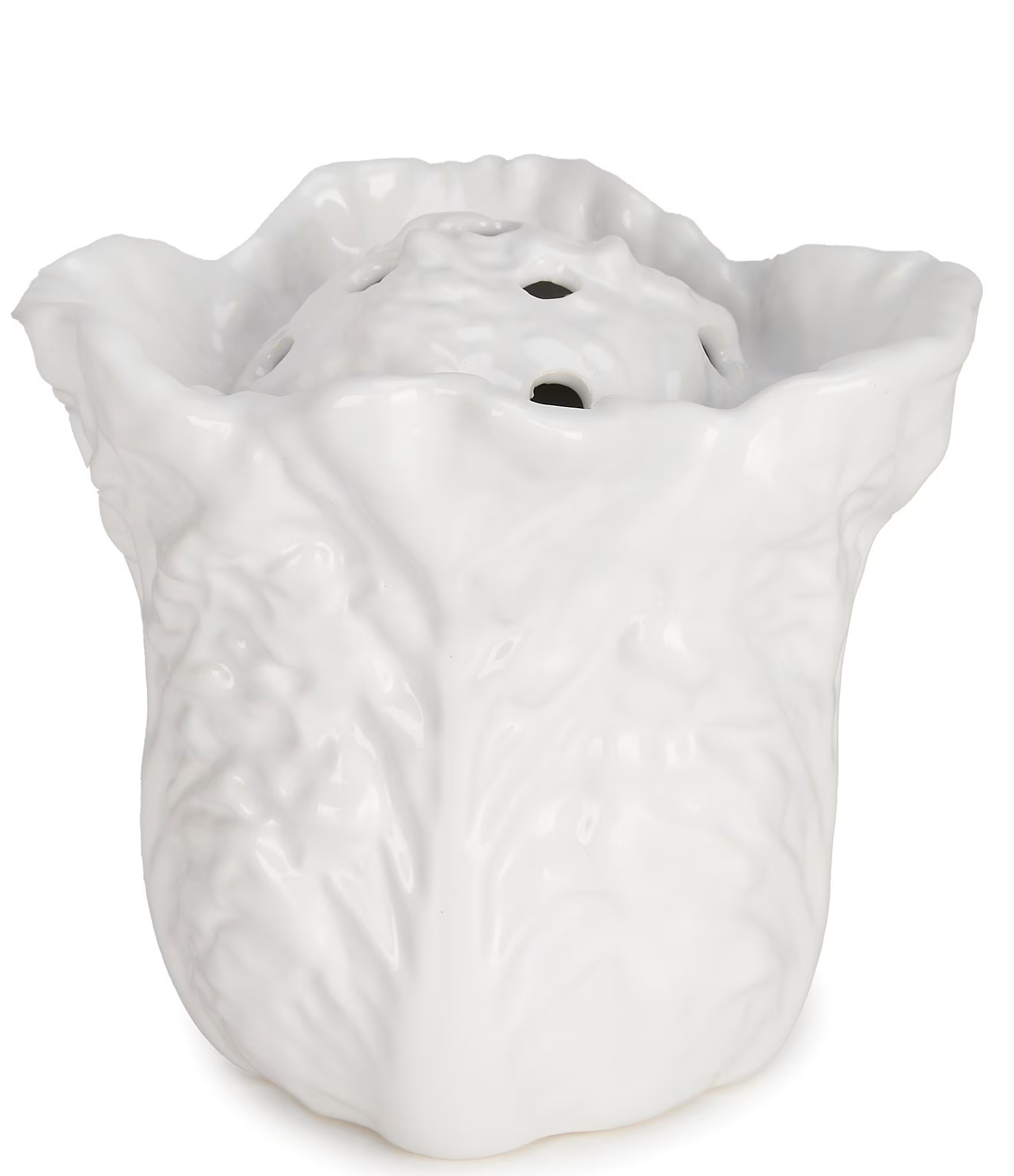 Frog Flower Arranging Glazed Stoneware Cabbage Vase | Dillard's