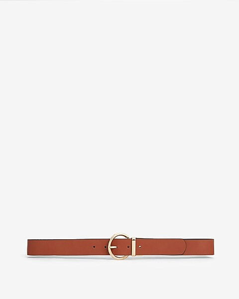Round Buckle Reversible Belt | Express