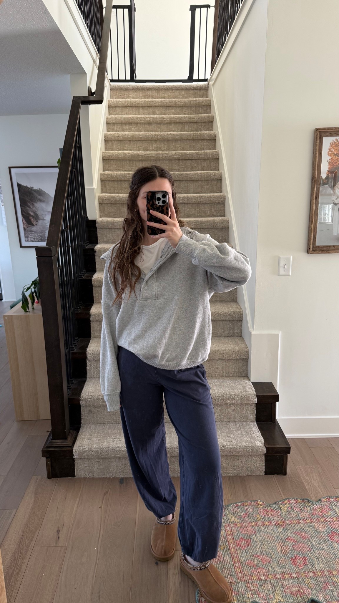 wearing a small in everything! limited sizing of pullover, linked updated version too! 

Postpartum, mom outfit, casual outfit 

#LTKootd