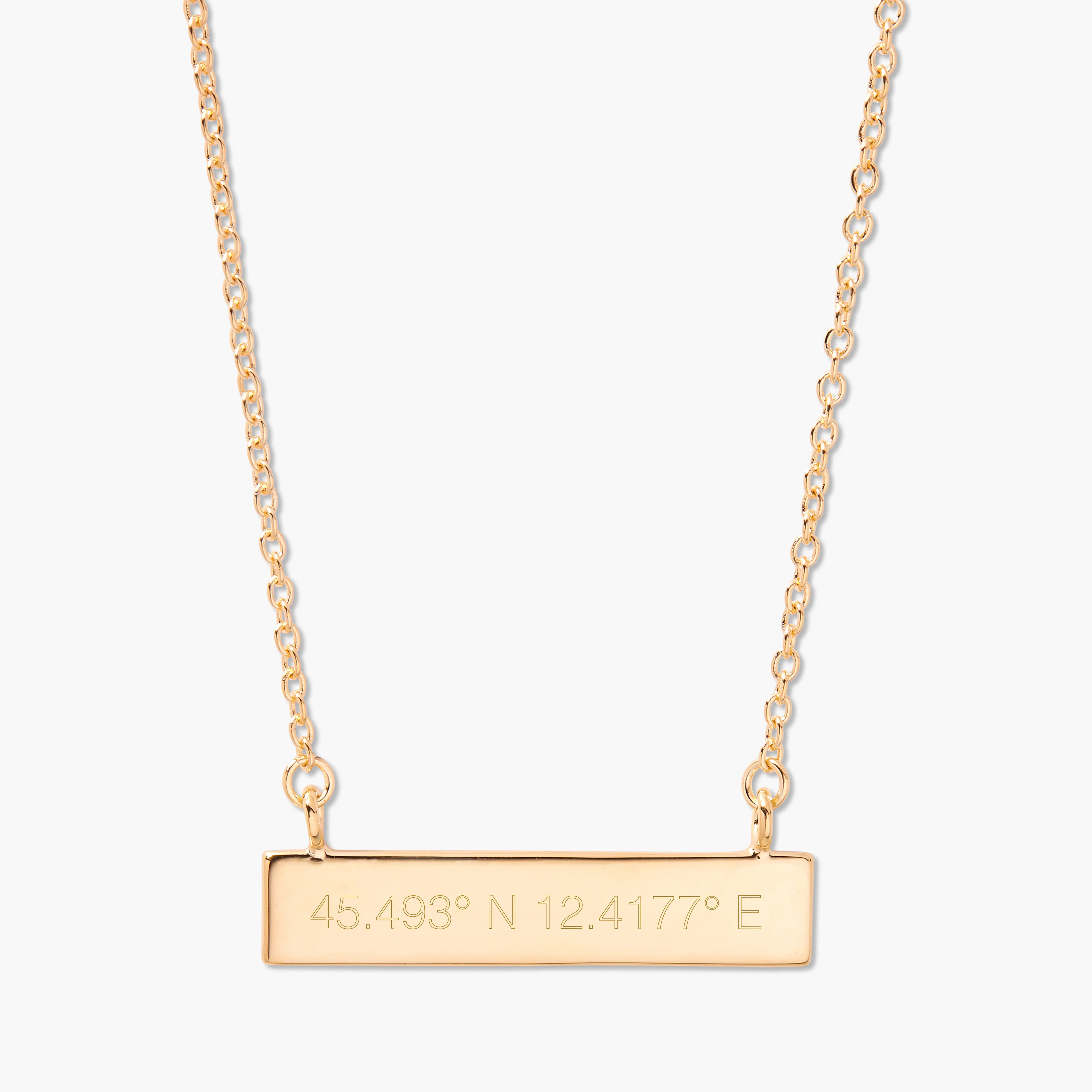 Coordinate Bar Necklace | Brook and York