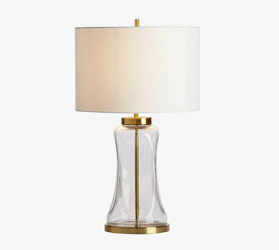Berkeley Glass USB Table Lamp (25"-29") | Pottery Barn (US)