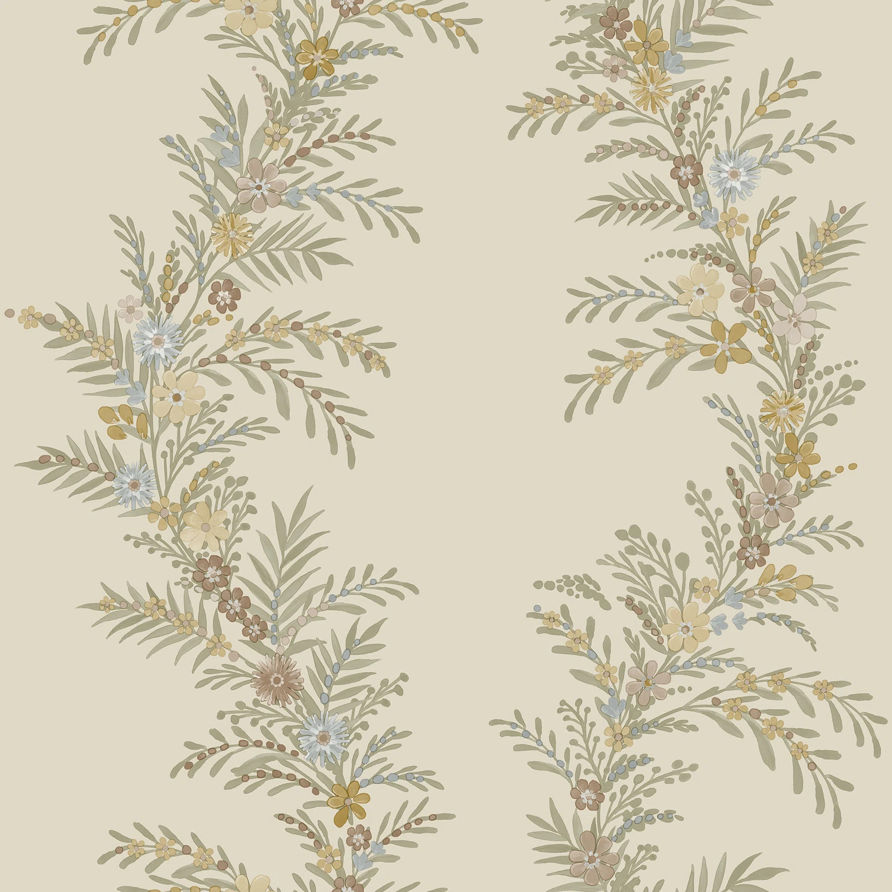 Posy Spruce Peel and Stick Wallpaper | Wayfair North America