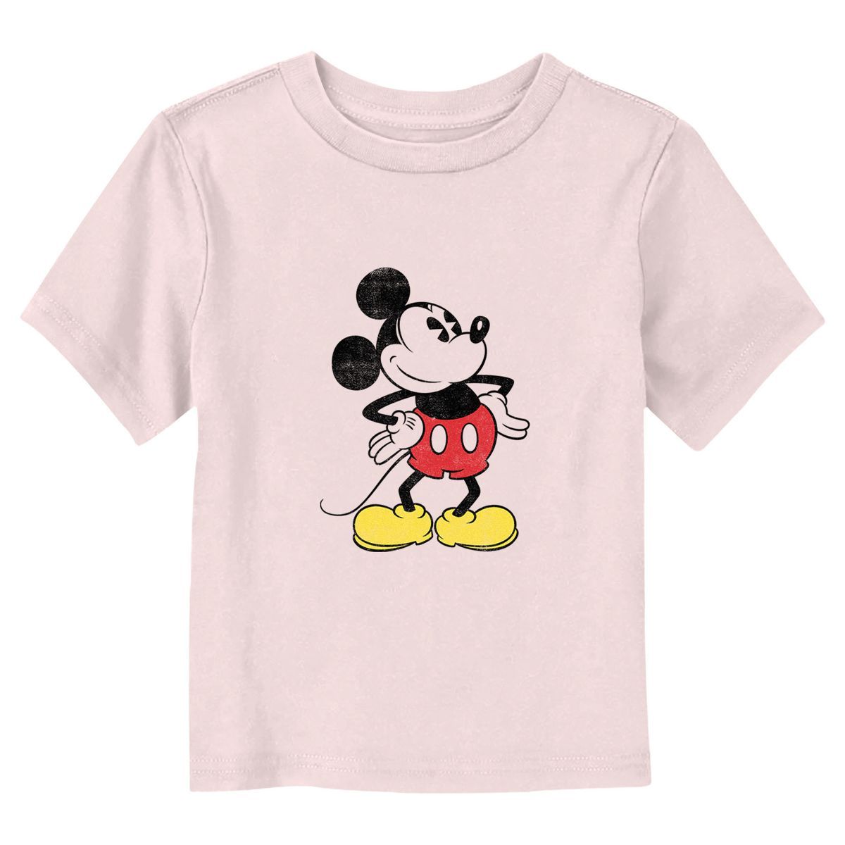 Toddler's Mickey & Friends Classic Mickey Pose Distressed T-Shirt | Target