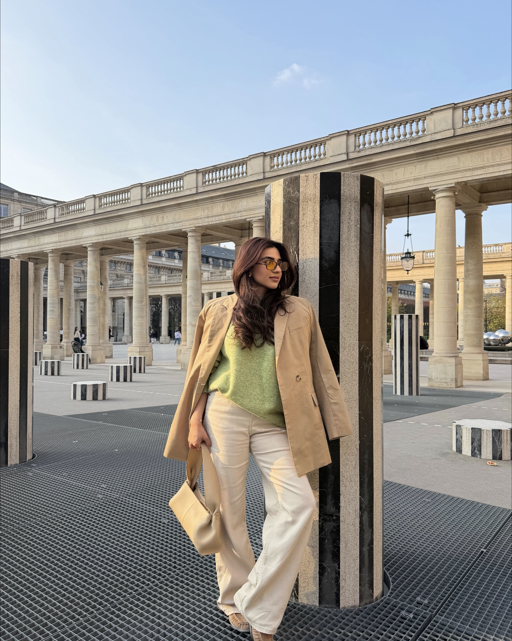 Spring outfit ✨
The blazer is an old piece from Topshop, but I’ve linked a similar style in the same colour for an updated option.

The green shoulder pad jumper (XS) adds structure and a subtle statement to the outfit.

I absolutely love these jeans they’re so flattering and versatile!
I also have them in brown 

The suede mules are an older pair, but I’ve linked similar options so you can easily recreate the look.

#LTKsummer #LTKspring #LTKuk