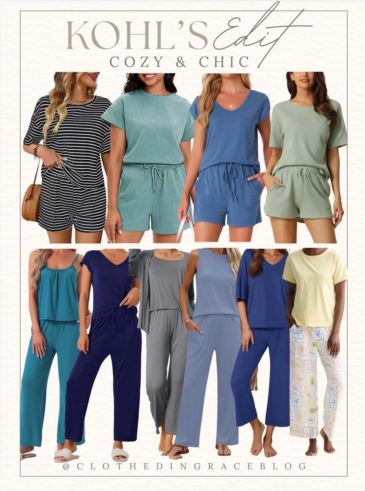 Kohl’s edit cozy & chic! 

Shorts, top, pants, lounge set, pjs, travel style

#LTKootd #LTKgrwm #LTKTravel