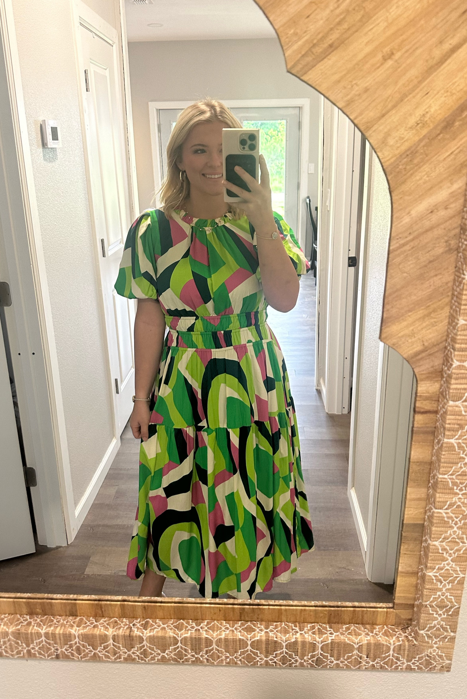 One of my favorite spring/summer dresses! I love these colors🩷💚

#LTKBeauty #LTKSeasonal #LTKFindsUnder100