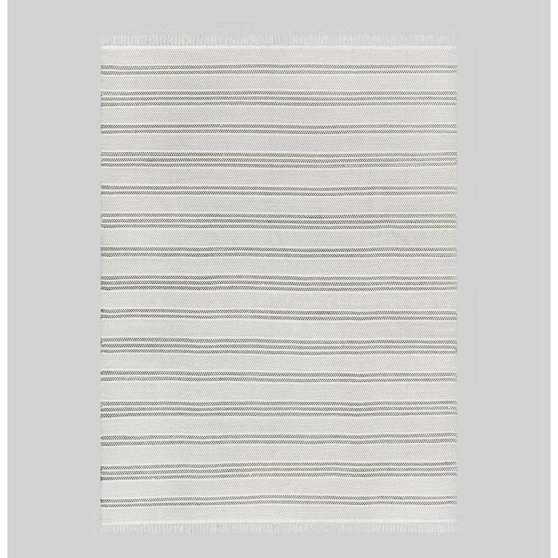 9' x 12' Outdoor Rug Diagonal Stripe Gray - Threshold™ designed with Studio McGee | Target