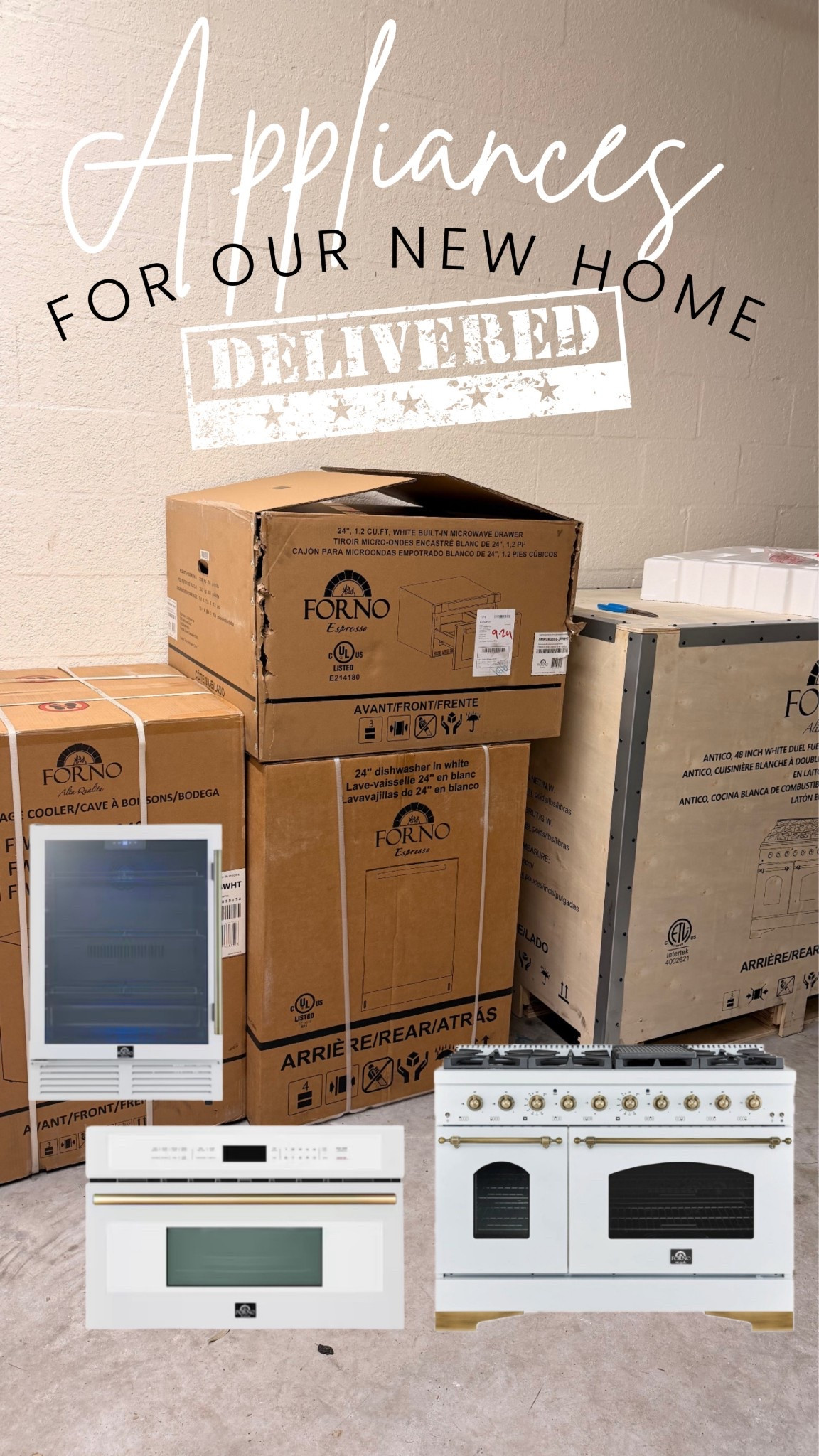 New home appliances just arrived and I could cry! #forno #lowes

#LTKdayinmylife #LTKHome