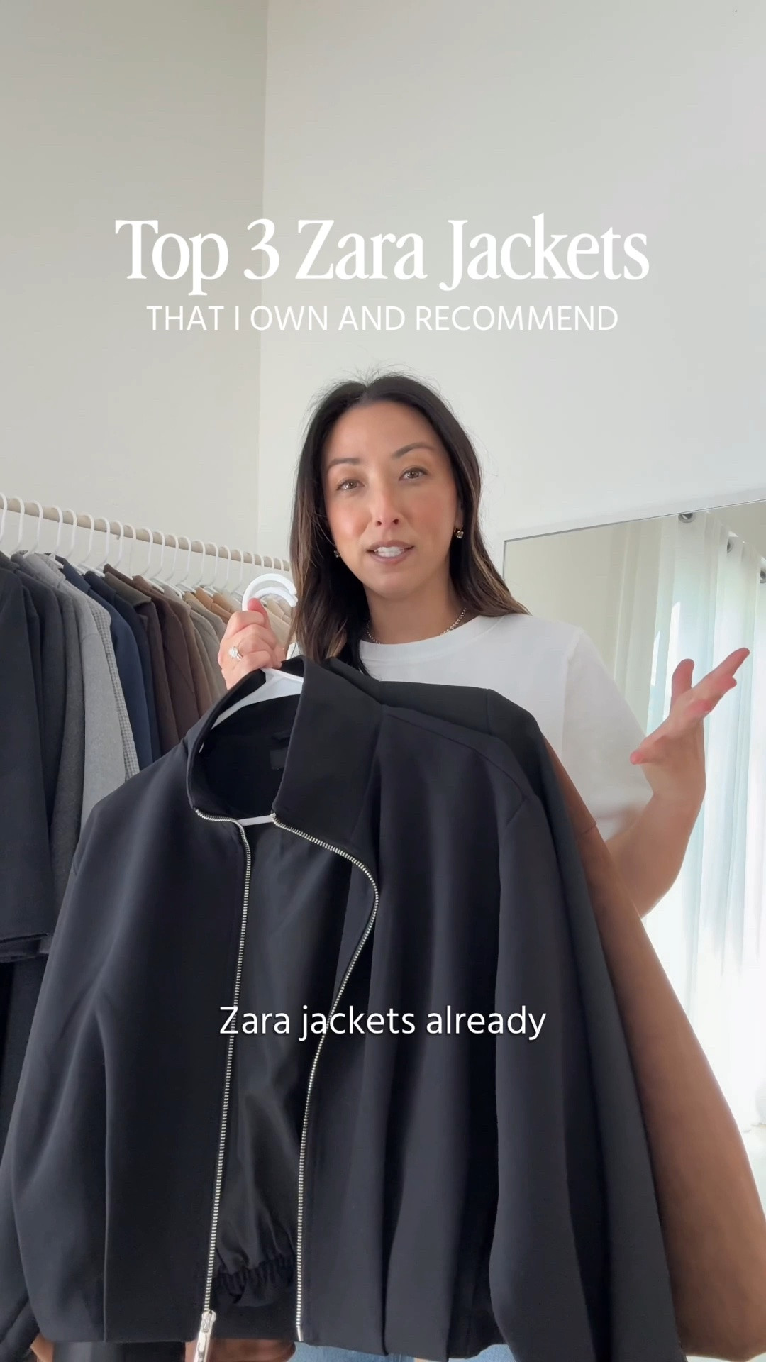 My top 3 Zara jackets - and I’ve tried a lot on recently. 

Black funnel neck bomber - love the drape. Great petite-friendly fit xs

Black cropped blazer. - this is cropped and boxy with shoulder pads. I sized up to a medium. Runs snug. 

Faux Suede Funnel Neck - love the drape. Very roomy. Could size down. Sleeves are wide. Suede is very nice. Xs

Red puffer - website it seems like this is a windbreaker. But it’s a puffer jacket. Love this fit. Runs roomy. Xs

#LTKPetite #LTKOver40 #LTKmomlife