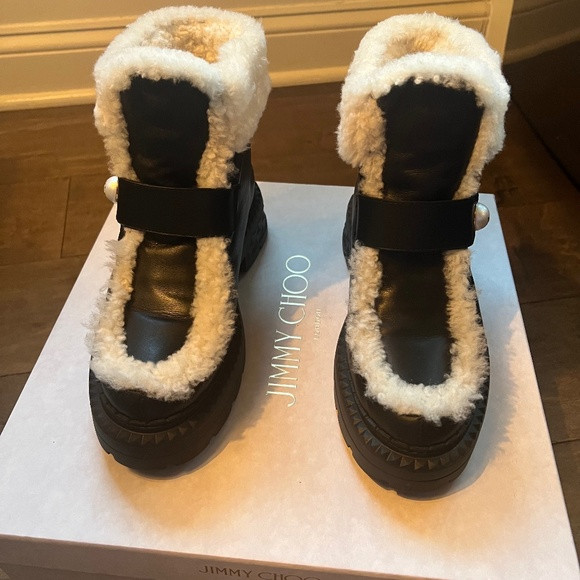 Jimmy Choo shearling leather boots | Poshmark