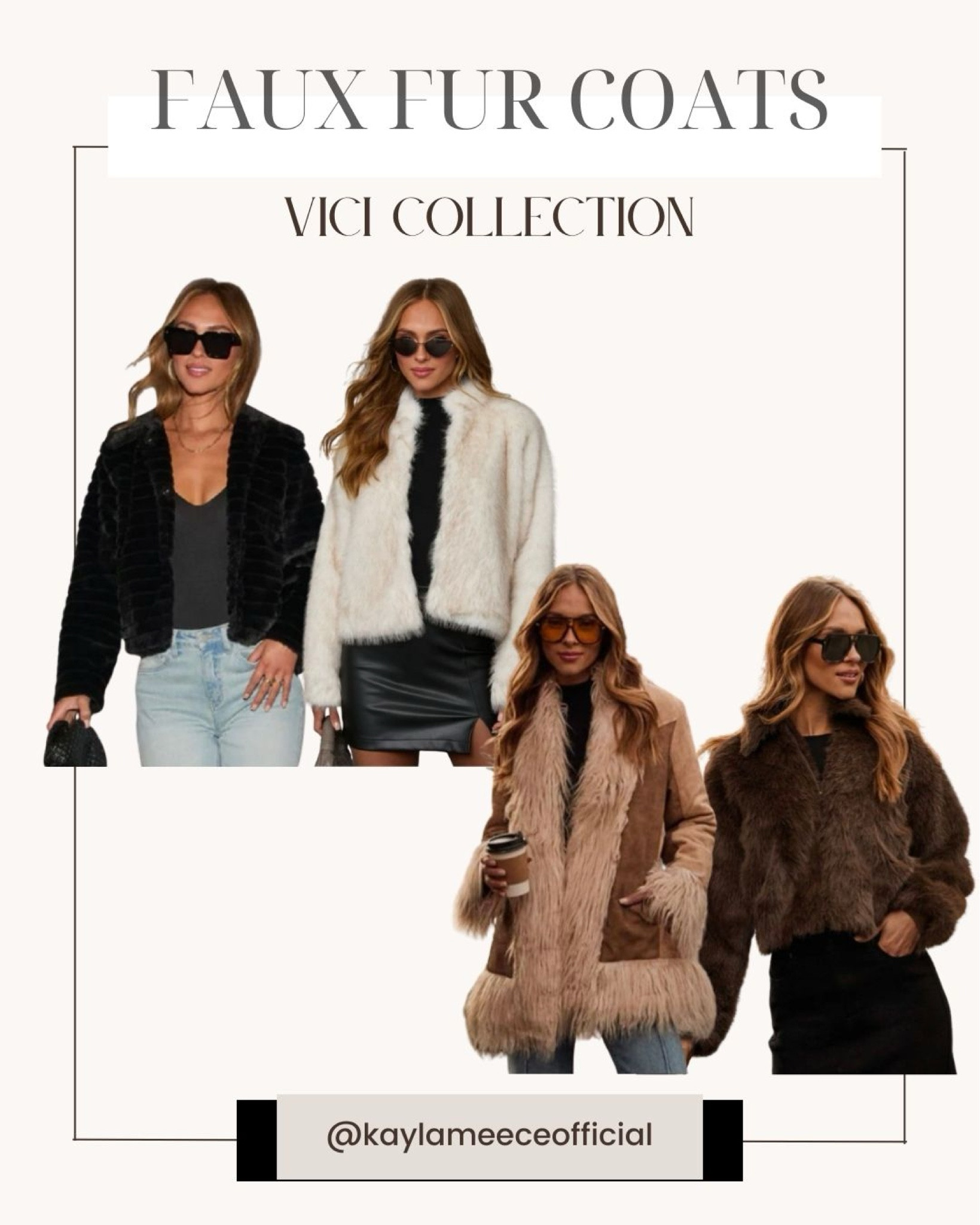Faux Fur Coats 

#vicicollection #giftsforher #fauxfurcoat #cutecoats #wintercoatsforwomen #cutewintercoats #holidayoutfit #christmasoutfit #holidaypartyoutfit #giftguide 

#LTKHoliday #LTKCyberWeek #LTKGiftGuide
