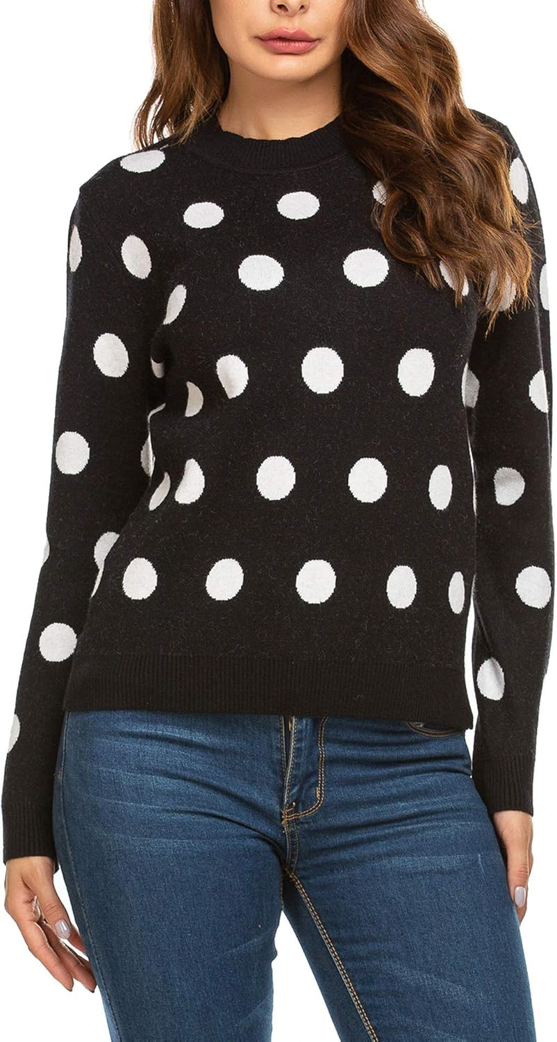 SoTeer Womens Long Sleeve Color Block Knit Jumper Sweaters Winter Warm Pullover Sweater Tops S-XX... | Amazon (US)