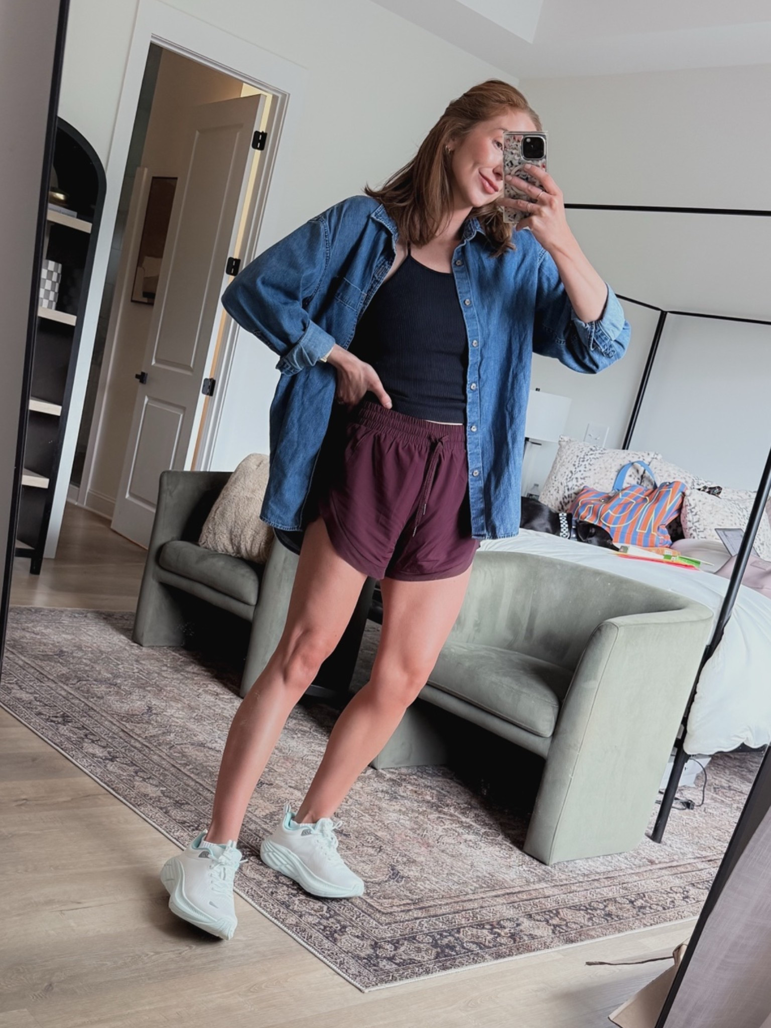 Yesterdays mom fit!!! I loveeeee these shorts and the shoes too!! Everything fits TTS! @Halara @Aritzia

#LTKfitnessgoals #LTKmomlife #LTKootd