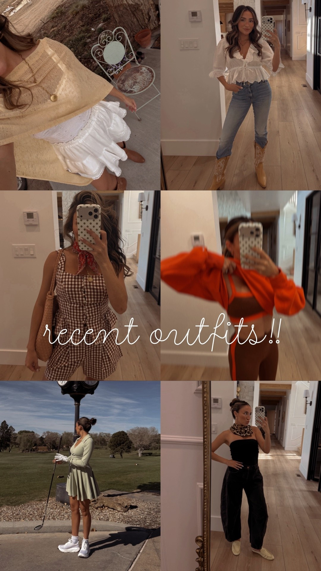Recent outfits! ☁️🤍✨

#LTKgrwm #LTKPetite #LTKootd