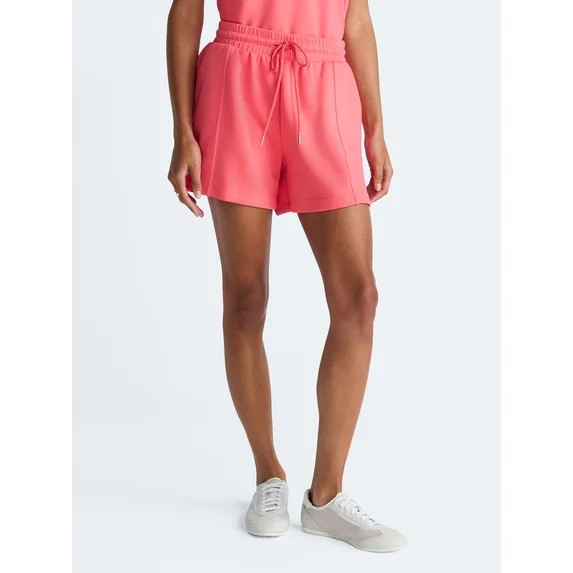 Scoop Women's and Women's Plus Scubaknit Seamed Shorts, 4.5'' Inseam, Sizes XS-4X | Walmart (US)