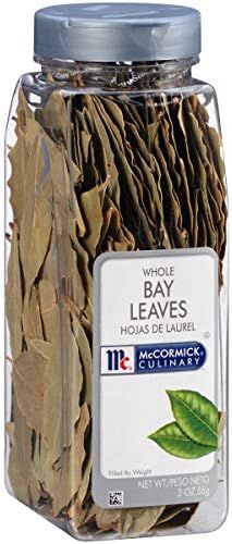 McCormick Culinary Whole Bay Leaves, 2 oz - One 2 Ounce Container of Dried Bay Leaves for Cooking... | Amazon (US)