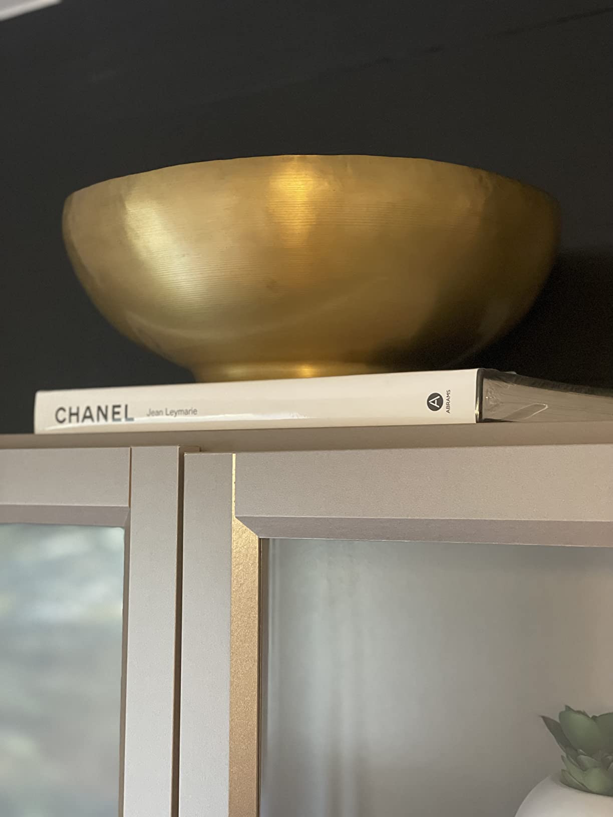 Serene Spaces Living Antique Brass Decorative Bowl, Metal Fruit Basket, for Floating Candles, Flo... | Amazon (US)