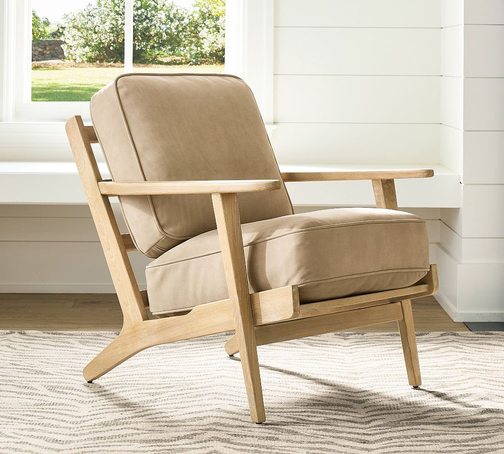 Raylan Leather Chair | Pottery Barn (US)