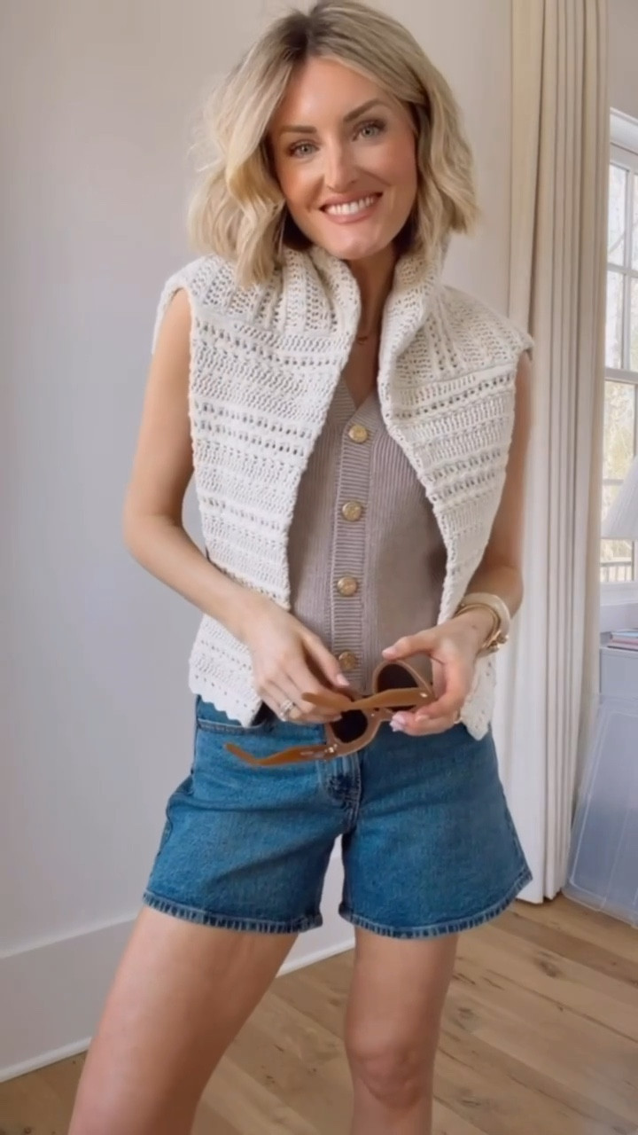 Abercrombie is having a sale this weekend if you purchase through the LTK app! It’s 25% off everything! Love this simple but cute look! Wearing S in vest & 26 in the denim shorts! Use code LTKAF

Loverly Grey, Abercrombie sale, spring outfit, spring looks, denim shorts 

#LTKSeasonal #LTKSaleAlert