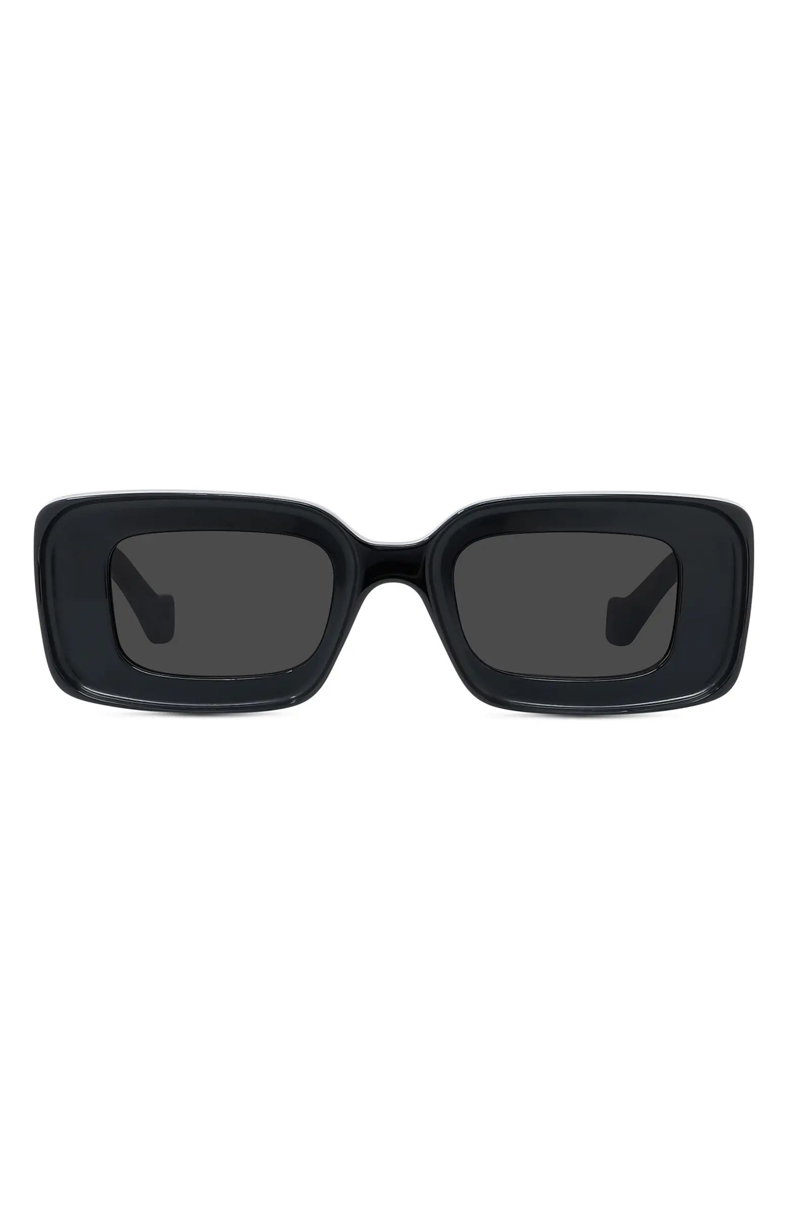 Loewe Chunky Anagram 46mm Rectangular Sunglasses | Nordstrom | Nordstrom