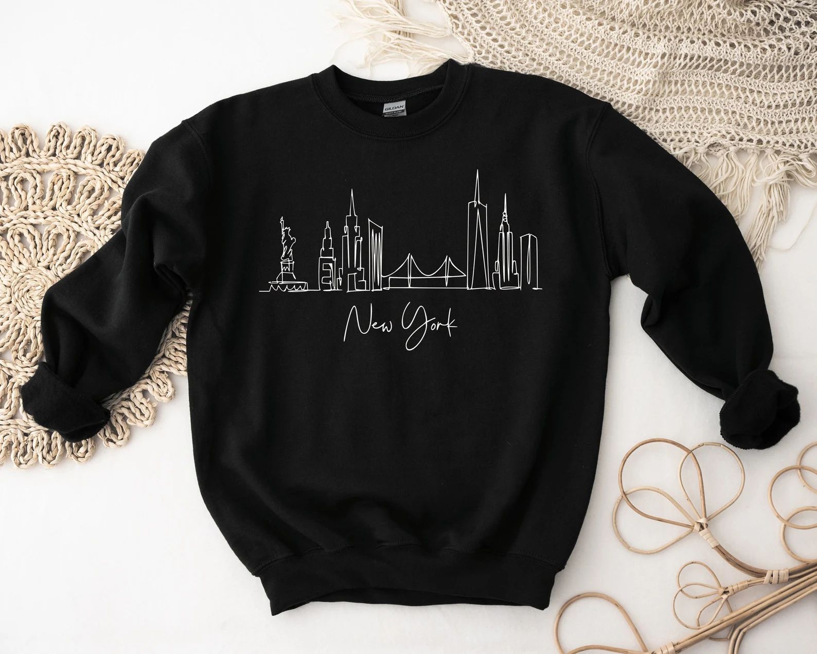 New York Sweatshirt New York City Sweatshirt East Coast - Etsy Canada | Etsy (CAD)
