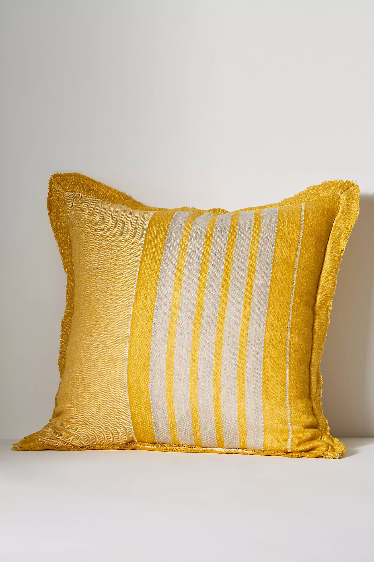 Quinn Linen Stripe Pillow | Anthropologie (US)