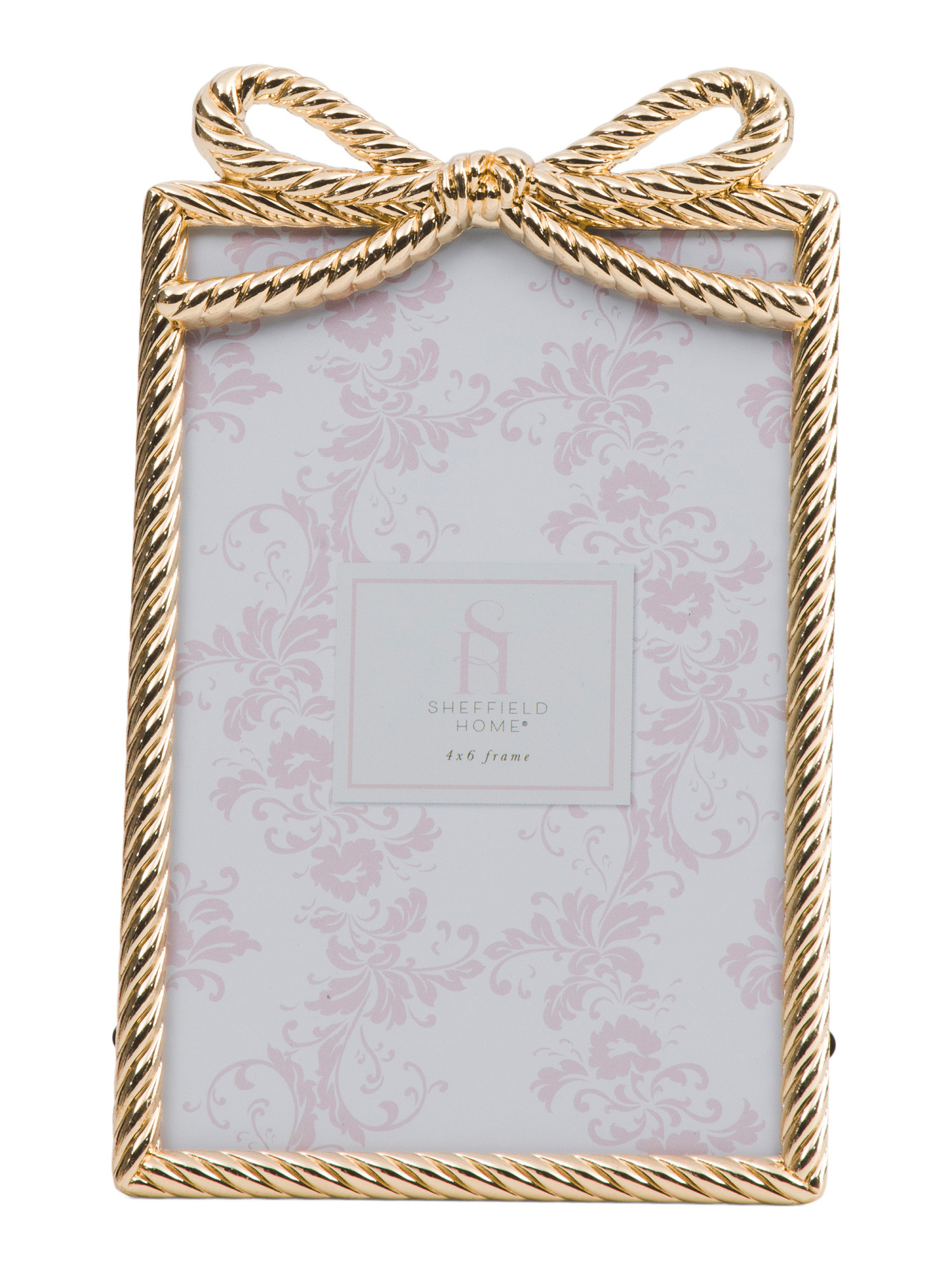 4x6 Metal Bow Tabletop Picture Frame | TJ Maxx