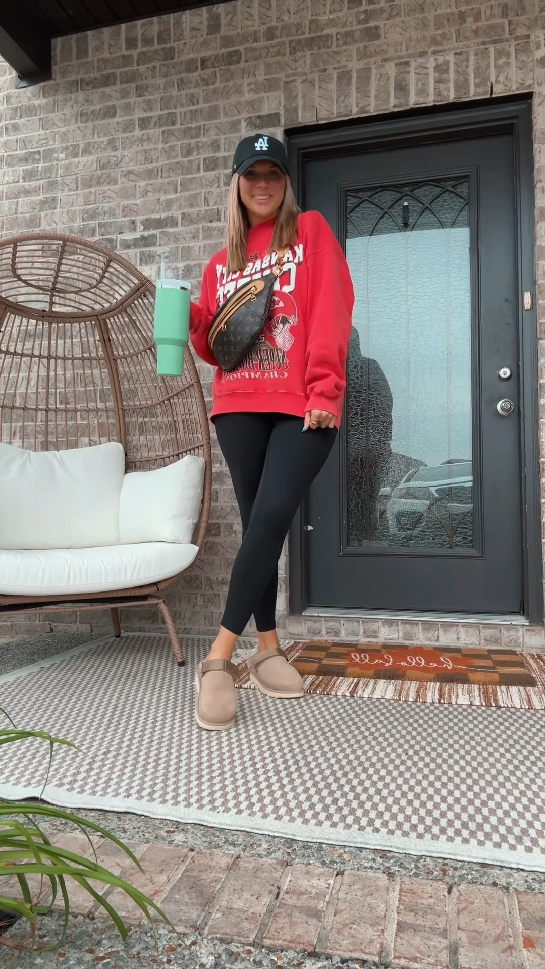 With football season upon us I had to stock up on some oversized sweater shirts from Abercrombie to pair with my favorite black Amazon leggings, and my newest obsession the Ugg Goldenstar Clogs! I’m your basic Fall girlie! #abercrombie #amazon #ugg #stanleybrand

#LTKFallSale #LTKShoeCrush #LTKSeasonal