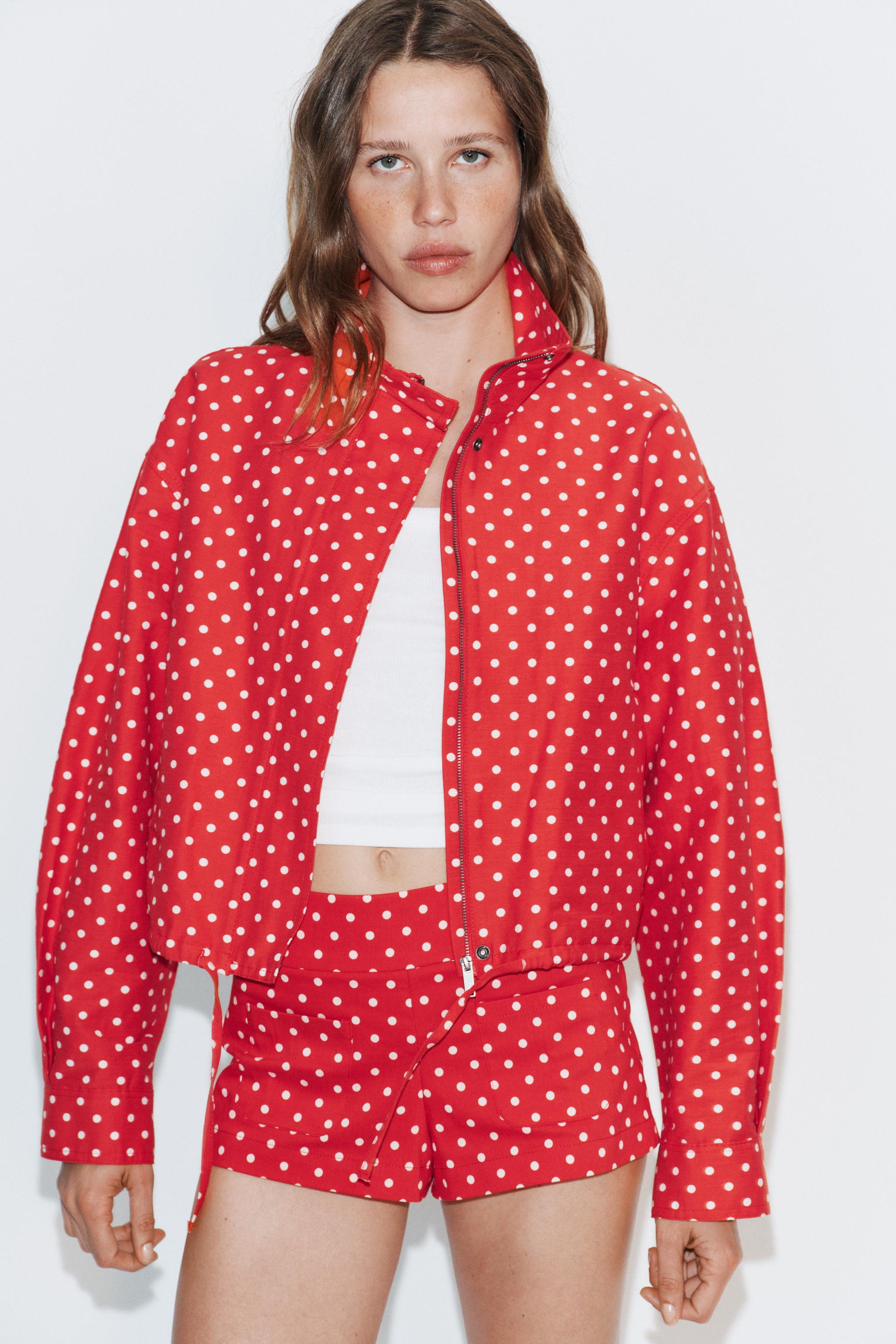 POLKA DOT MINI SHORTS | Zara US