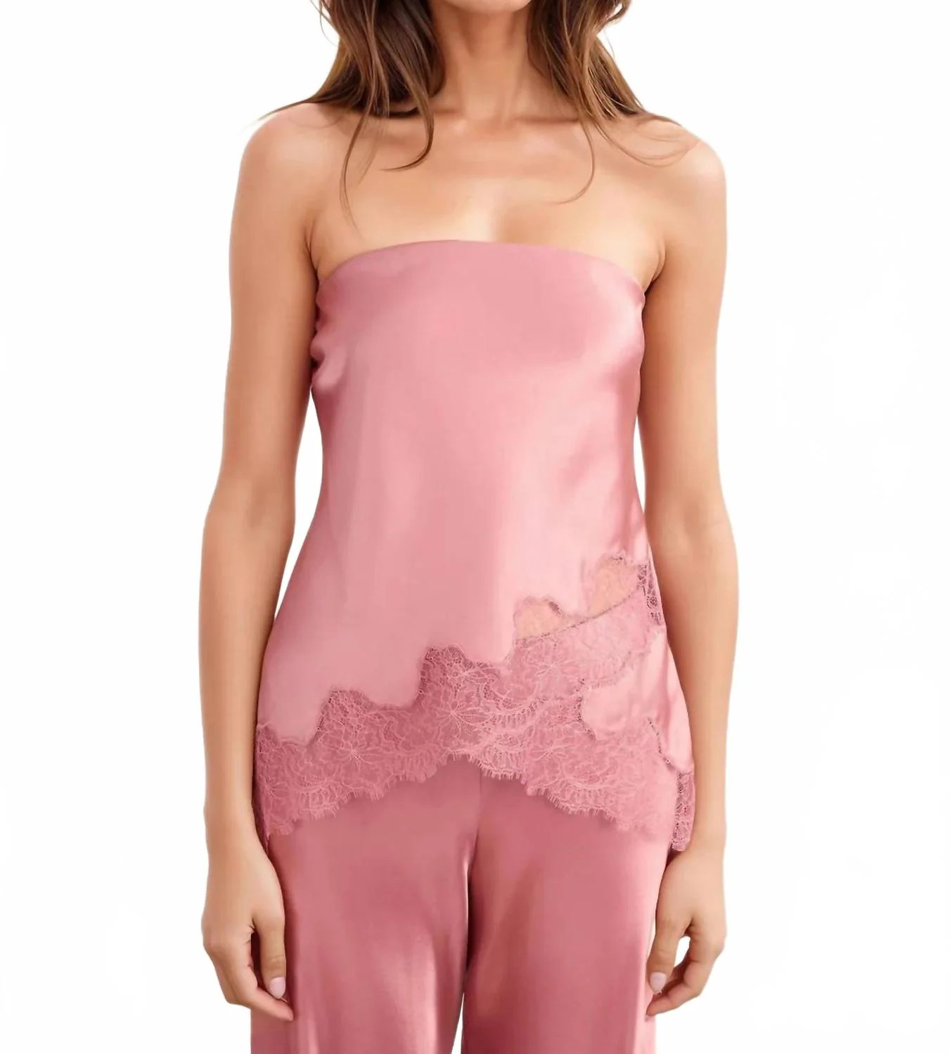 Odessa Strapless Camisole In Elderberry | Shop Simon