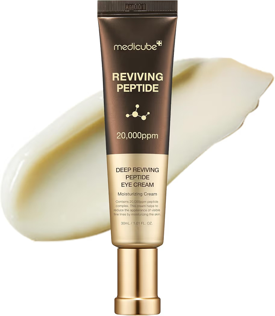 medicube Deep Reviving Peptide Eye Serum 1.01 Fl. Oz., | Eye Treatment Serum with Quadruple Peptides, Niacinamide, and Squalane | Reduces Signs of Aging and Fine Lines | Amazon (US)
