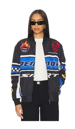 Dodge Racing Jacket in Black | Revolve Clothing (Global)