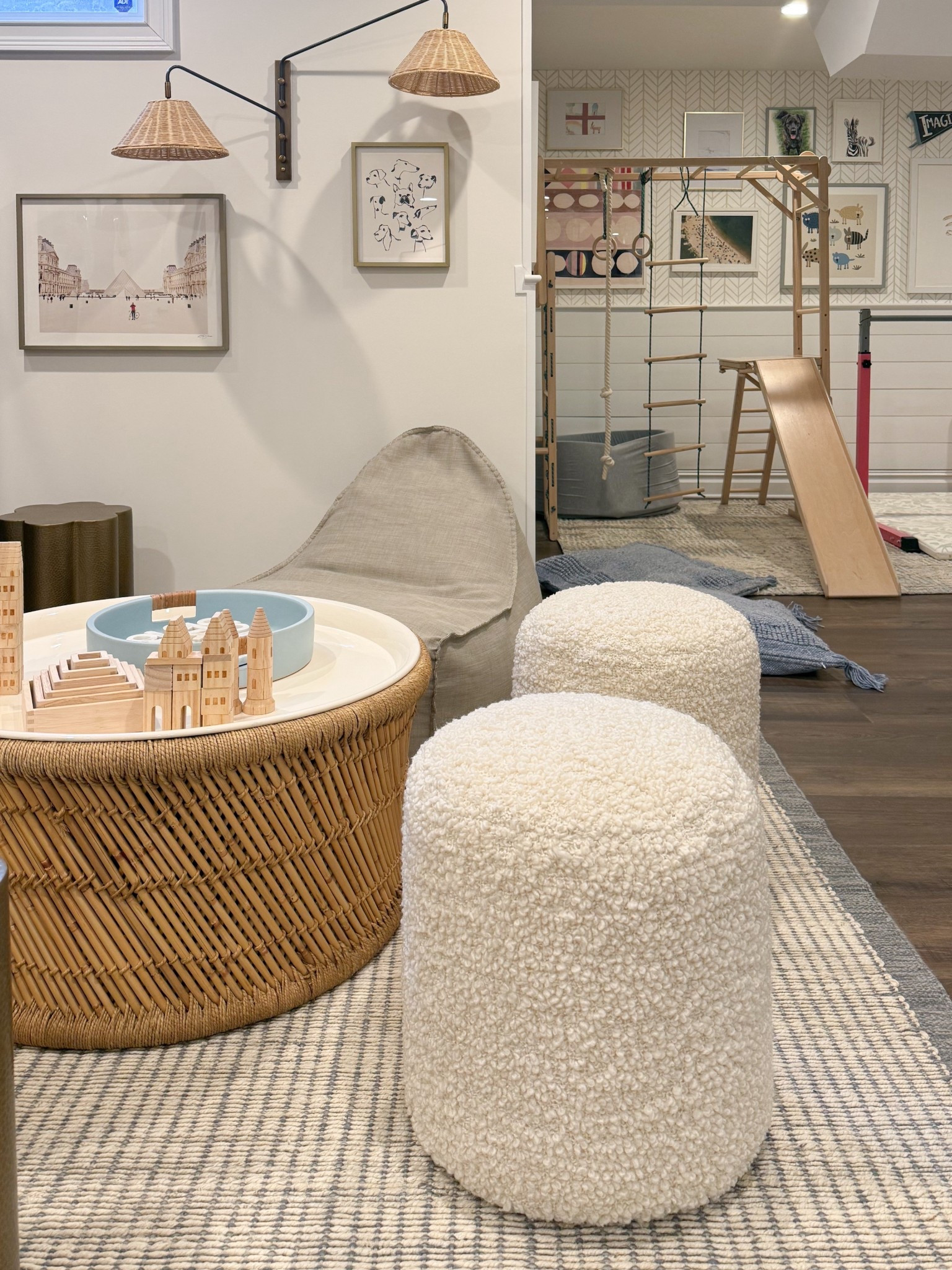 These boucle ottomans are also on sale right now (along with this swing arm sconce!)

#LTKHome #LTKSaleAlert #LTKKids