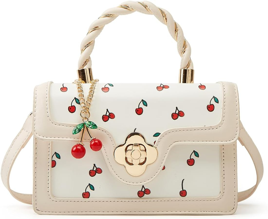 Womens Vegan Leather Crossbody Bag Handbag Satchel Clutch Totes | Amazon (US)