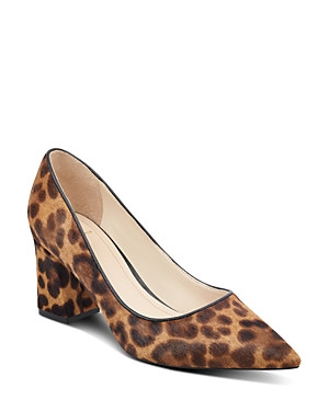 Marc Fisher Ltd. Women's Zalaly Leopard Print Calf Hair Pumps | Bloomingdale's (US)