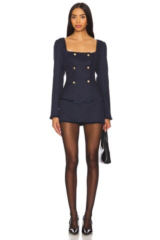 MORE TO COME Jamie Skirt Set in Navy from Revolve.com | Revolve Clothing (Global)