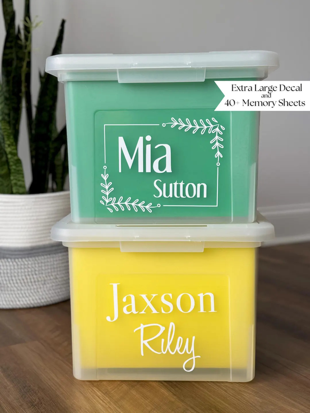 DIY Milestone Box, Folder Labels, Name Decals, Milestone Tote Labels, DIY File Box, File Folder L... | Etsy (US)