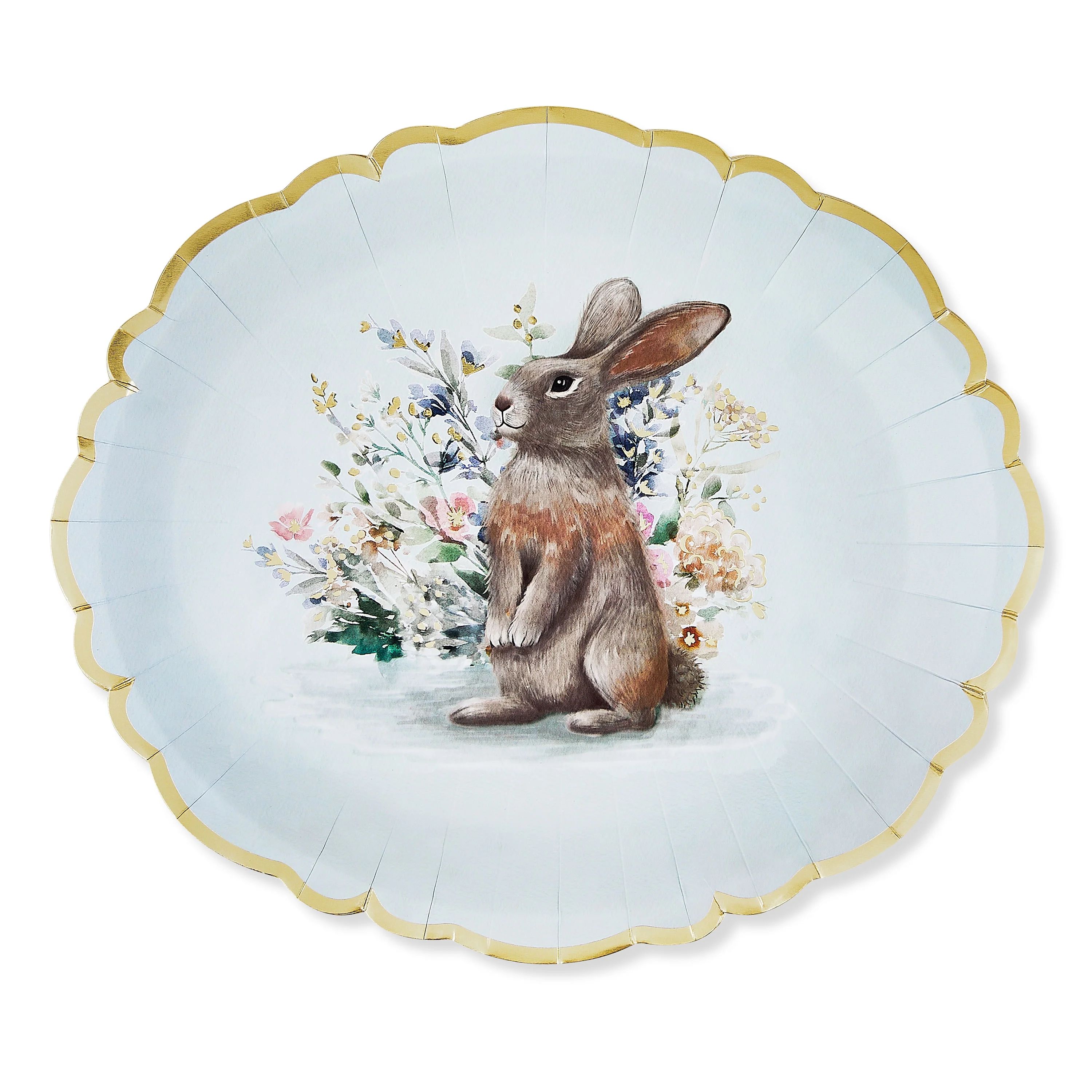 Easter Bunny Paper Plates, 14 in, 8 Count, by Way To Celebrate | Walmart (US)