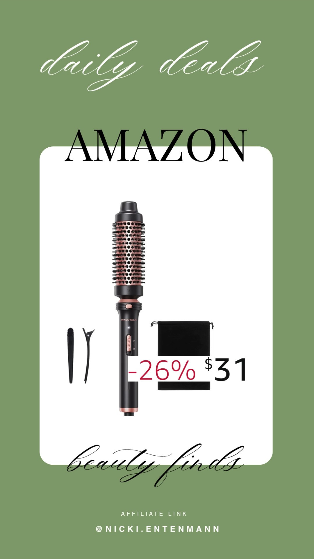 Wavytalk thermal brush brings smooth styling with effortless volume and shine. Glide through hair, tame frizz, and enjoy salon vibes right at home 🎀🔥💇‍♀️

#thermalbrush #wavytalk #hairstyling #hairtools #smoothhair #volumizer #frizzcontrol #beautytools #homefinds #haircare 

 #LTKselfcare #LTKHome #LTKBeauty