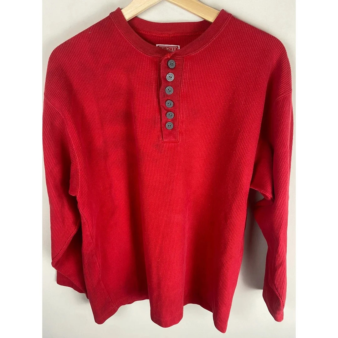 Vintage Marlboro Thermal Henley - Etsy | Etsy (US)