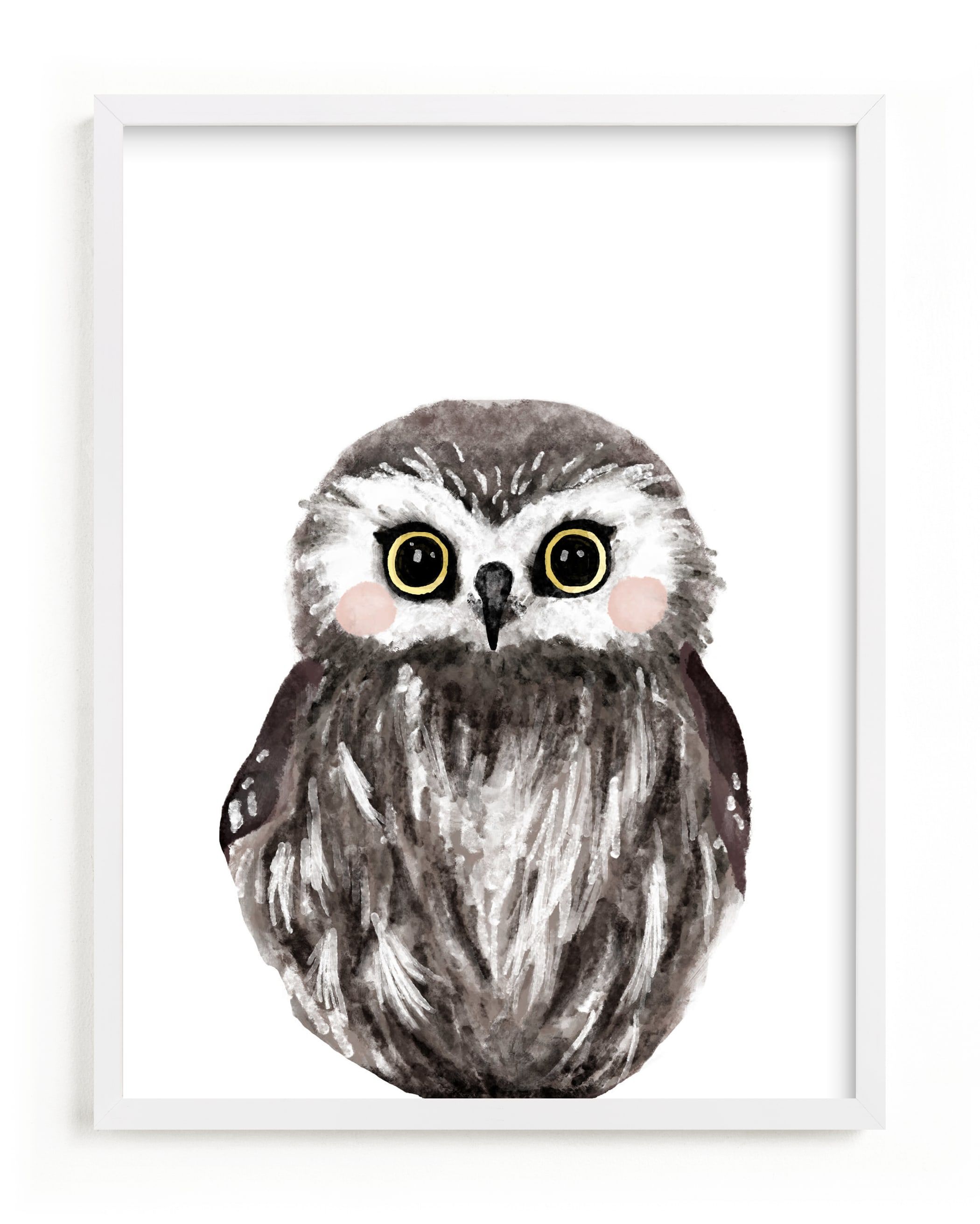 "Baby Animal Owl" - Limited Edition Art Print by Cass Loh. | Minted